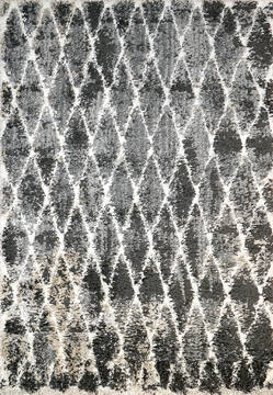 Dynamic AURA Grey Rectangle 5x8 ft  Carpet 143704
