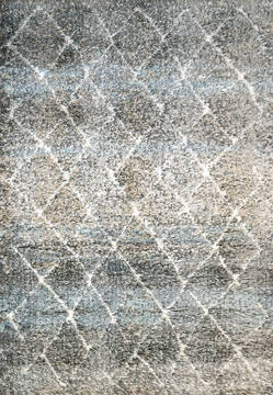 Dynamic AURA Grey Rectangle 8x11 ft  Carpet 143707