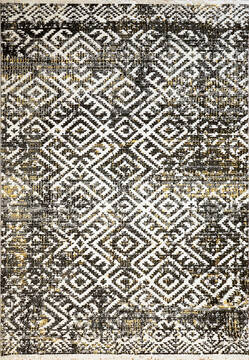 Dynamic AVERY Grey Rectangle 3x5 ft  Carpet 143725