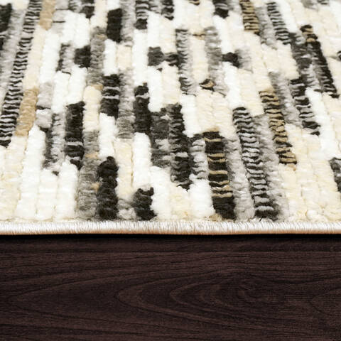 Dynamic AVERY Beige Runner 20 X 77 Area Rug AY286544190 801-143729 Image 2