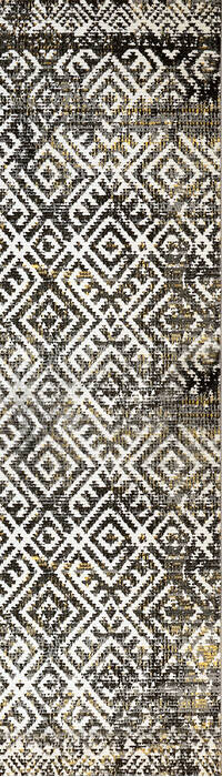 Dynamic AVERY Grey Runner 20 X 77 Area Rug AY286547900 801-143732 Image 2