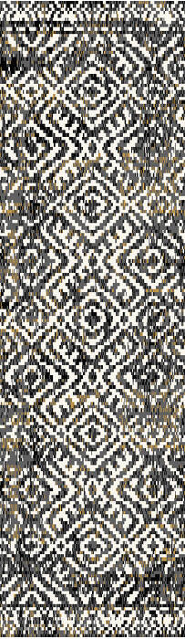 Dynamic AVERY Grey Runner 20 X 77 Area Rug AY286547900 801-143732 Image 0