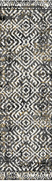Dynamic AVERY Grey Runner 2'0" X 7'7" Area Rug AY286547900 801-143732