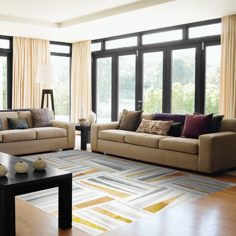 Dynamic CAPELLA Grey 311 X 57 Area Rug CW467978979 801-143813 Image 3