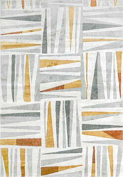 Dynamic CAPELLA Grey Rectangle 4x6 ft  Carpet 143813