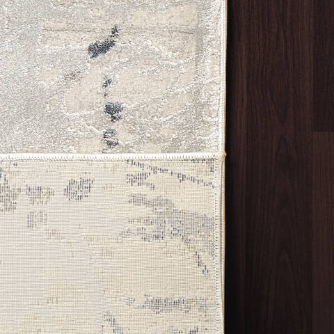 Dynamic CASTILLA White Runner 22 X 77 Area Rug CC283554150 801-143851 Image 1