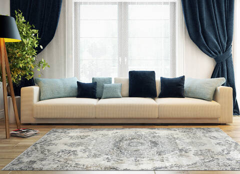 Dynamic CASTILLA Grey 20 X 311 Area Rug CC243558950 801-143860 Image 3