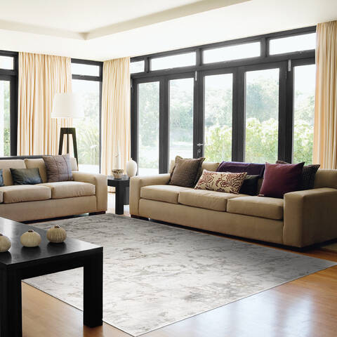 Dynamic CASTILLA White 710 X 1010 Area Rug CC9123554190 801-143877 Image 3