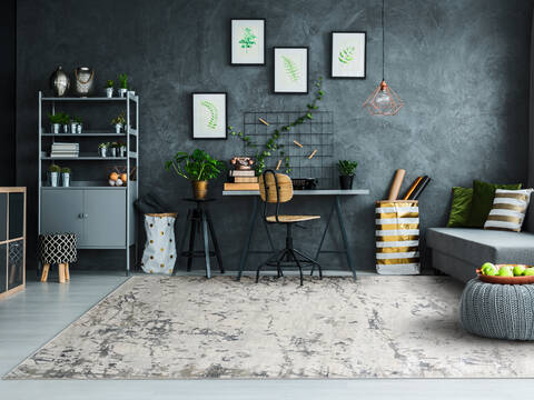 Dynamic CASTILLA White 92 X 1210 Area Rug CC10143554150 801-143881 Image 3