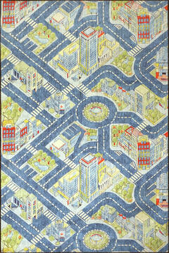 Dynamic KIDZ Multicolor 3'0" X 5'0" Area Rug KZ358081999 801-143948