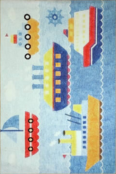 Dynamic KIDZ Multicolor Rectangle 4x6 ft  Carpet 143962