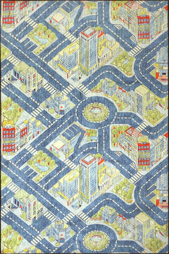 Dynamic KIDZ Multicolor Rectangle 5x7 ft  Carpet 143964
