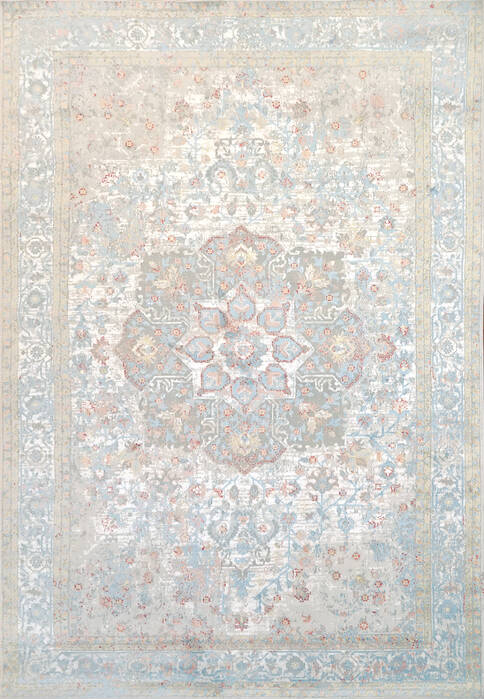 Dynamic LEDA White Runner 22 X 77 Area Rug LD289869159 801-143971 Image 0