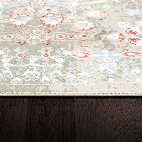 Dynamic LEDA White Runner 22 X 77 Area Rug LD289870159 801-143972 Image 2