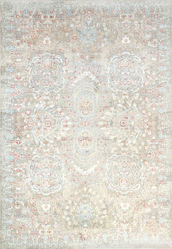 Dynamic LEDA White Runner 2'2" X 7'7" Area Rug LD289870159 801-143972