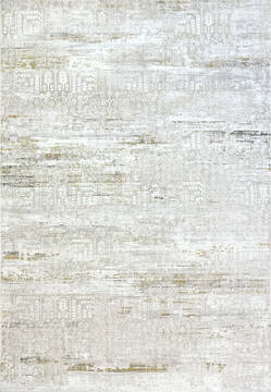 Dynamic LEDA White Runner 2'2" X 7'7" Area Rug LD289873109 801-143973