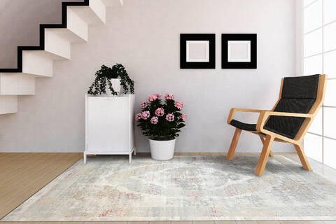 Dynamic LEDA Grey Runner 22 X 77 Area Rug LD289876930 801-143975 Image 3