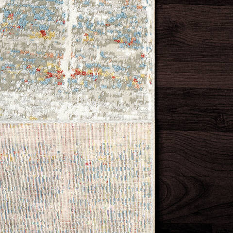 Dynamic LEDA White Runner 22 X 77 Area Rug LD289892150 801-143976 Image 1