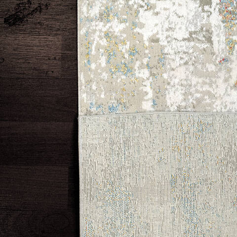 Dynamic LEDA White 20 X 36 Area Rug LD249894130 801-143984 Image 1