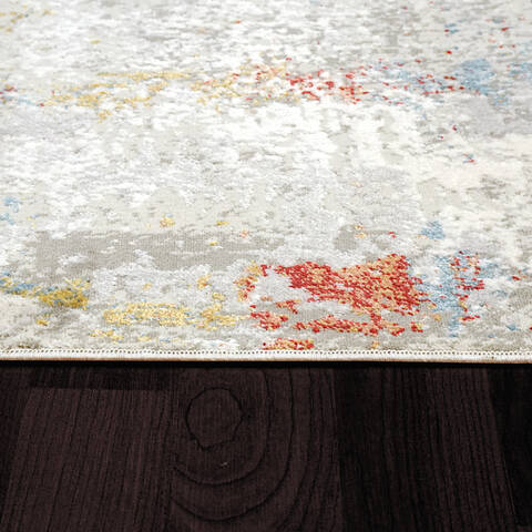 Dynamic LEDA White 20 X 36 Area Rug LD249894130 801-143984 Image 2
