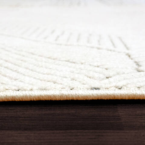 Dynamic LOTUS White Runner 22 X 77 Area Rug LT288142190 801-144030 Image 1