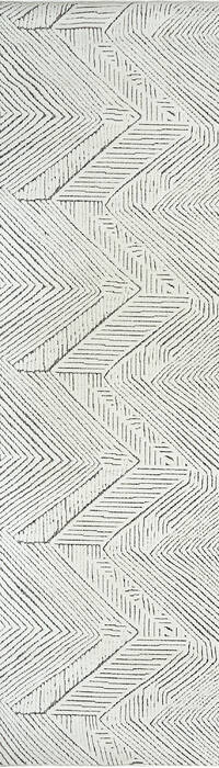 Dynamic LOTUS White Runner 22 X 77 Area Rug LT288142190 801-144030 Image 0