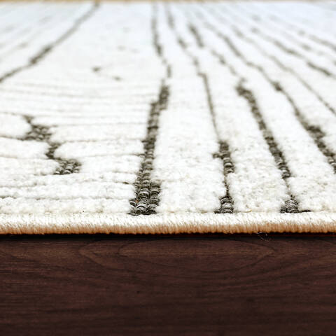 Dynamic LOTUS White 53 X 77 Area Rug LT698143190 801-144043 Image 2