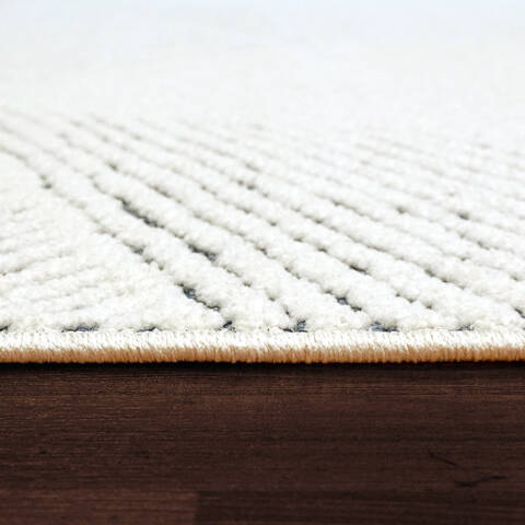 Dynamic LOTUS White 53 X 77 Area Rug LT698144150 801-144044 Image 2