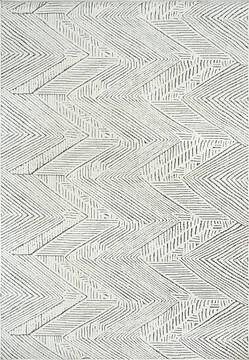 Dynamic LOTUS White Rectangle 8x11 ft  Carpet 144048