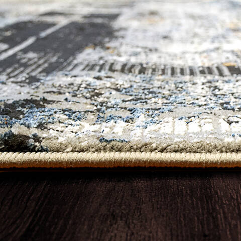 Dynamic MILLION Grey Runner 22 X 78 Area Rug MN285844999 801-144063 Image 2