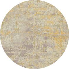 Dynamic MOOD Yellow Round 5'0" X 5'0" Area Rug MZ58452800 801-144120