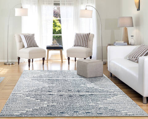 Dynamic MYTH Blue Runner 22 X 77 Area Rug MU287300510 801-144147 Image 3