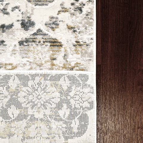 Dynamic QUARTZ White 90 X 1210 Area Rug QU101427077190 801-144237 Image 1