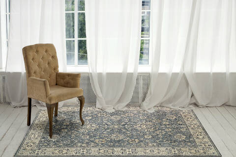 Dynamic SAVOY Blue Runner 22 X 77 Area Rug VX283572598 801-144330 Image 3