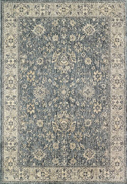 Dynamic SAVOY Blue Runner 2'2" X 7'7" Area Rug VX283572598 801-144330