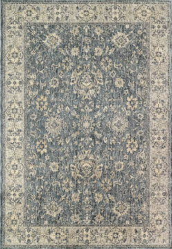 Dynamic SAVOY Blue Rectangle 4x6 ft  Carpet 144337