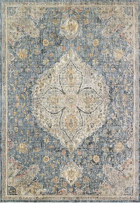 Dynamic SAVOY Blue 53 X 77 Area Rug VX693576599 801-144347 Image 0