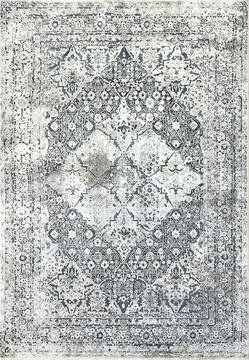 Dynamic TORINO Blue Rectangle 2x4 ft  Carpet 144443