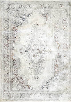 Dynamic TORINO White Rectangle 5x8 ft  Carpet 144450