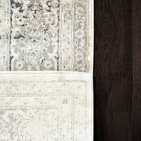 Dynamic TORINO White 710 X 1010 Area Rug TI9123337135 801-144458 Image 1