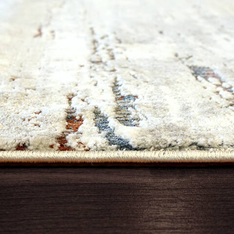 Dynamic TORINO White 710 X 1010 Area Rug TI9123339150 801-144460 Image 2