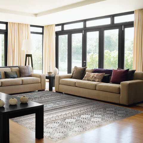 Dynamic WINGO Grey 90 X 120 Area Rug WG10147956985 801-144644 Image 3