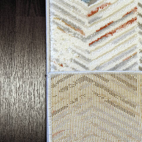 Dynamic ZEN Grey Runner 22 X 77 Area Rug ZN288342999 801-144653 Image 1