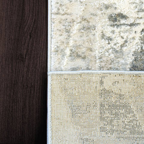 Dynamic ZEN Grey 311 X 57 Area Rug ZN468340900 801-144658 Image 1