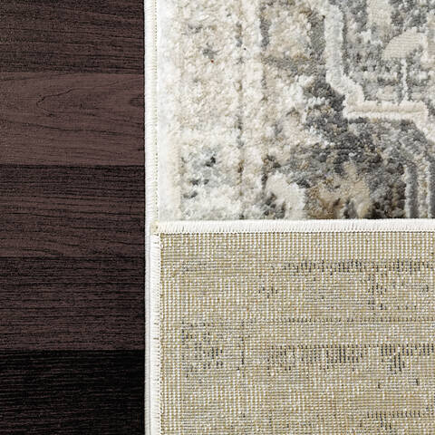 Dynamic ZEN Grey 311 X 57 Area Rug ZN468345900 801-144662 Image 1