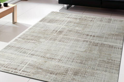 Dynamic WINGO Beige Square 53 X 55 Area Rug WG467962800 801-144679 Image 1