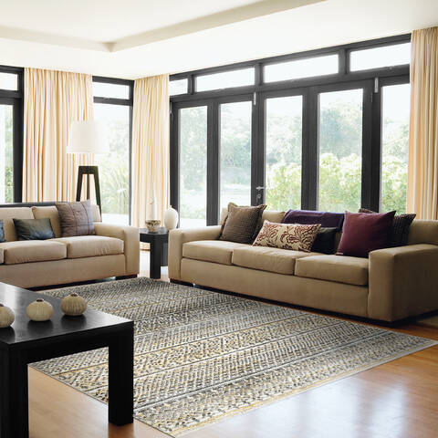 Dynamic AVERY Beige Runner 22 X 77 Area Rug AY286460179 801-144682 Image 1