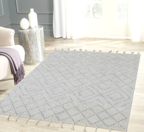 Dynamic CELESTIAL White 80 X 100 Area Rug CT8106955109 801-144714 Image 1