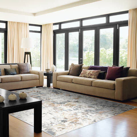 Dynamic COUTURE White 311 X 57 Area Rug CO46520236616 801-144739 Image 1