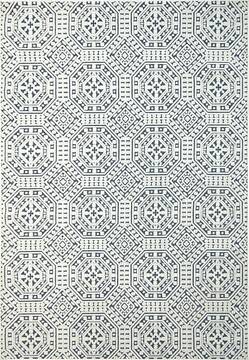 Dynamic LOTUS White Runner 2'2" X 7'7" Area Rug LT288149150 801-144770